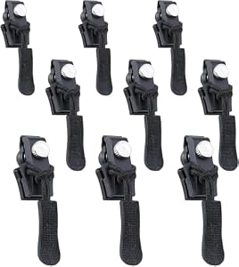Heanvmyss 9PCS Zipper Pull Replacement,Universal Reißverschluss Schieber Ersatz,In 3 Größen Fix-Reißverschlusszieher für Jacke,Gepäck,Rucksäcke,Koff...