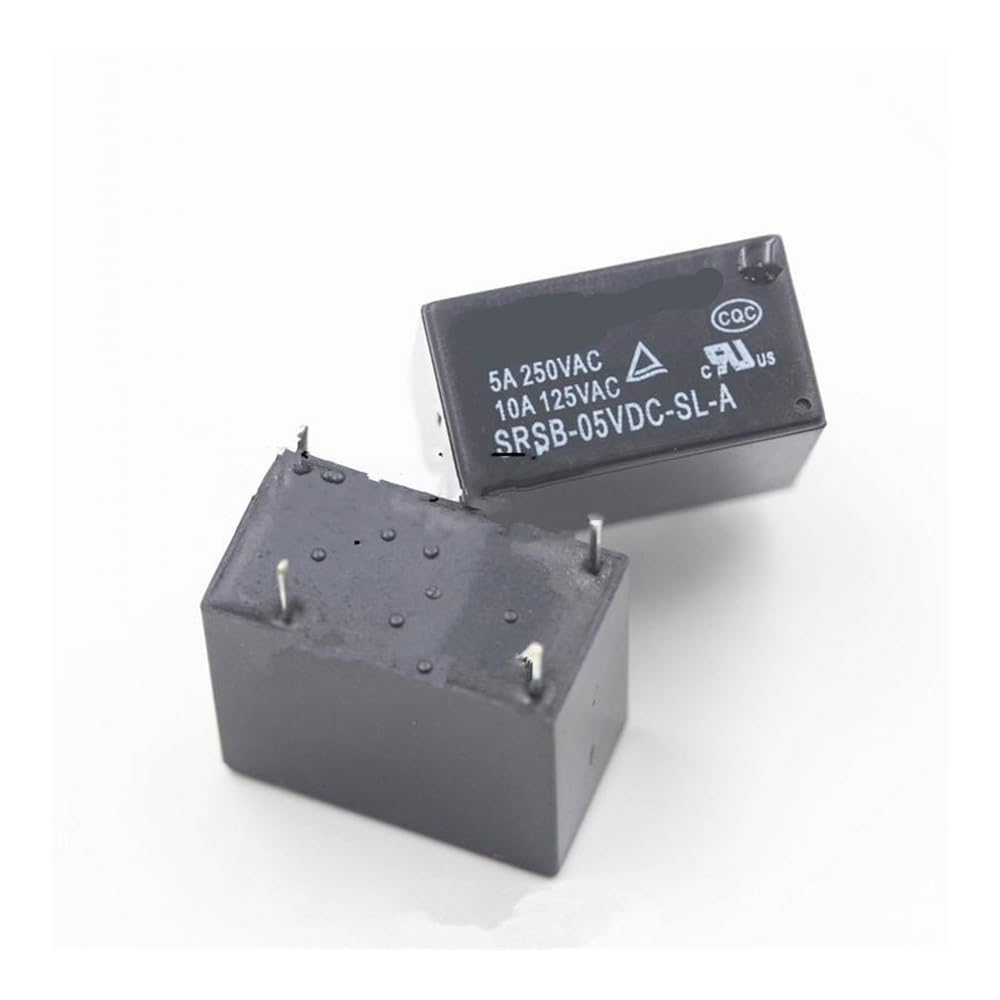 Relais de puissance SRSB-05VDC-SL-A 5V 5A pour circuits imprimés x50