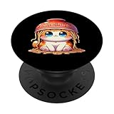 Ramen Noodles Katzenbesitzer Japanisch Kawaii Anime Katzen Liebhaber PopSockets Klebender PopGrip