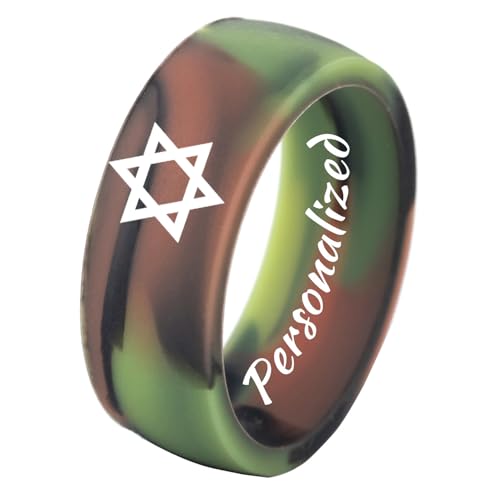 Silicone Ring 8MM Cross Ring Customize Breathable Rubber Ring,Inspirational Faith Ring Christian Religious Gifts,Dome Solid Glitter Ring for Women Men