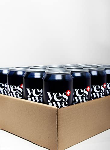 Yes We Can - Emergency Water 473Ml Cans, Water For Long Term Storage, Survival Water Cans, 24 Pack Bottled Water, Emergency Purified Canned Water, Emergency Preparedness Water Supply #TOP3