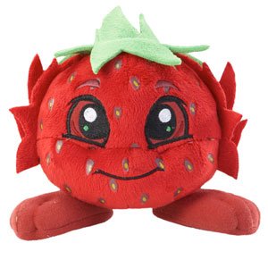 Neopets Collector Species Series 3 Plush with Keyquest Code Strawberry JubJub (Limited Edition)