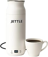 Vista 11 de Hervidor Eléctrico - Calentador Portátil de Viaje para Café, Té, Leche, Sopa - Hervidor de Agua de Acero Inoxidable con Control de Temperatura - LED