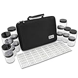 CASEMATIX Primitive Gourmet Camping-Gewürz-Set mit 15 PET-Gewürzbehältern aus lebensmittelechtem...