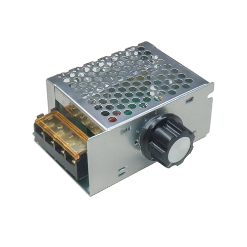 Image of Electronic Spices 4000W 220V AC Voltage Regulator & PWM Motor Speed Controller | High Power Dimmer for Fan & DIY Electronics