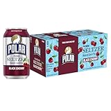Polar Seltzer Water Black Cherry 12 fl oz cans, 8pk