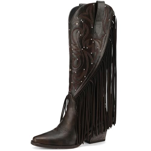 Fringe Cowboy Boots for Women