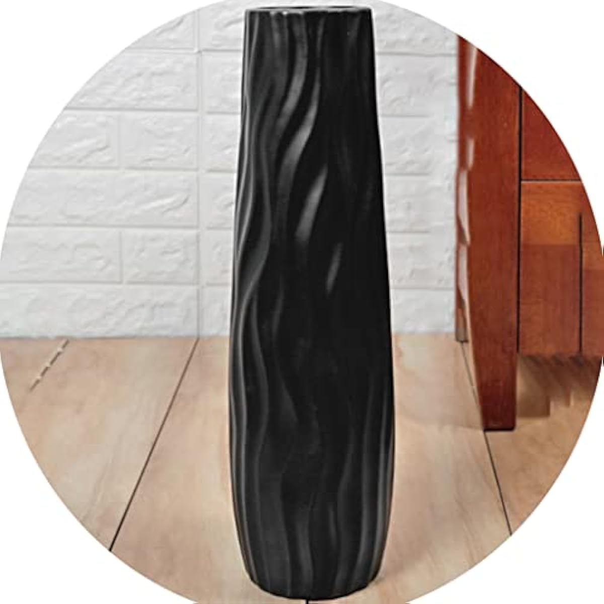 売り正規 花瓶 黒と白のシンプルな床置きの大きな花瓶 波形パターンのセラミック花瓶 寝室のリビングルームのバルコニーの装飾 Color Black Size 13x46cm ホーム キッチン 激安の通販 Www Littleshopp Com 売り正規 花瓶 黒と白のシンプルな床置きの大きな花瓶 波形パターンのセラミック花瓶 寝室のリビングルームのバルコニーの装飾 Color Black Size 13x46cm ホーム キッチン 激安の通販 Www Littleshopp Com