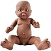 HiPlay African American Baby Doll, Lifelike Silicone Vinyl Naked Boys/Girls Newborn Baby Dolls for Kids Toys/Nursing Practice/Teaching/photography - Size & Gender Selectable