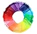 120Pcs Organza sachets, Sachets Pochettes Cadeau en Organza avec Rubans pour Bijoux Mixte Couleur, 10x15cm