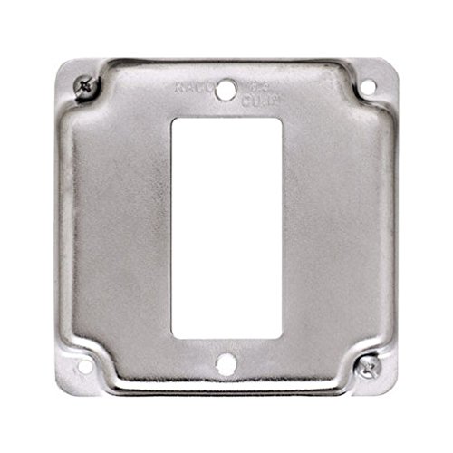 Raco #808C 4" SQ 1 GFI Recep Cover
