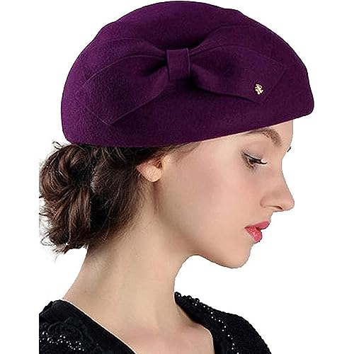 Himesport 163SCD57160 Women'S Wool Felt Beret Hat cover