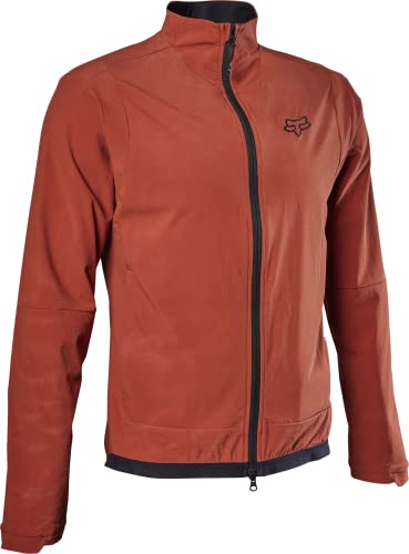Fox Racing Defend Fire Alpha Jacket - Chaqueta Off-Road Ligera Y Resistente Al Agua Para Todas Las Condiciones Climáticas - Máximo Confort,Marrón,S