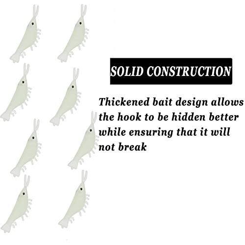 100 Pezzi Morbido Gamberetti Gamberetto Finto