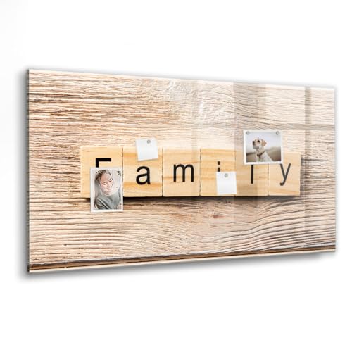 Tableau blanc en verre 120x60 magnétique pour des réunions d'équipe interactives