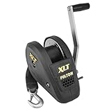 Fulton 142314 XLT Boat Trailer Winch with 20 Foot Winch Strap with Hook, 1,800 lbs....