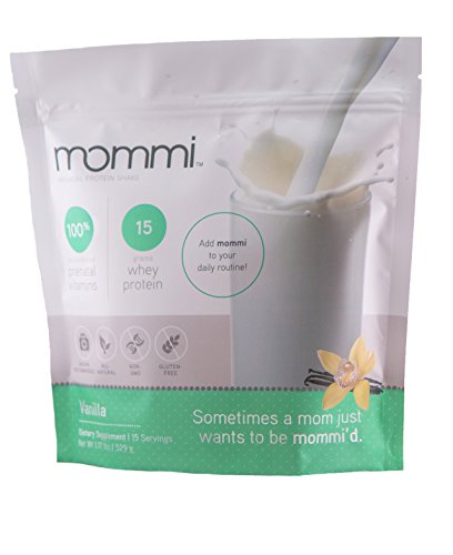 Mommi - PreNatal Protein Shake - Vanilla Powder | OB/GYN Recommended Protein & Prenatal Vitamin Blend | All Natural, Non GMO, Non Toxic & Gluten Free Ingredients | Essential Health for Mom & Baby