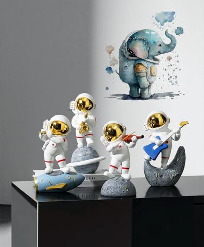 Vinilos Decorativos de Animales Espaciales de Vinilo Impermeable miniatura 2