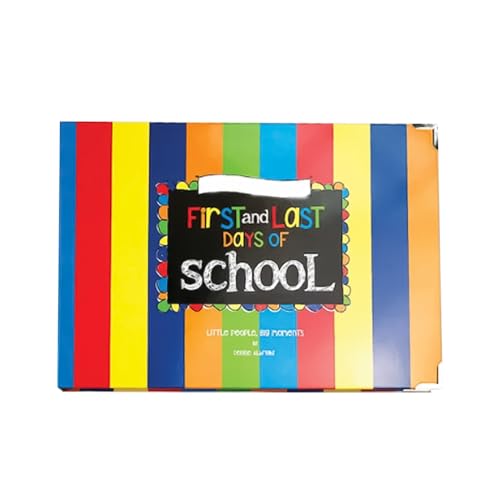 BommFu School Memory Book, Livre Souvenir Du Premier Et Du Dernier Jour, Album De Classe, Accessoire Photo Réutilisable, Album Photo Scolaire, Livre Souvenir D'enfance
