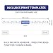 ESSENTIAL- Printed Toilet Seat Band 16-1/2