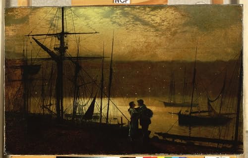 Tableau de décoration chambre vue de Whitby pour sublimer un mur vide