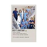 Series Greys Anatomy Vintage Canvas Poster Bedroom Decor Landscape Office Room Decor Gift Unframe:12x18inch(30x45cm)