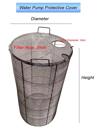 Protector de acero inoxidable premium para bomba de sumidero exterior 3