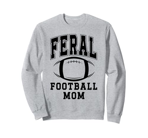 Football Mom,Loud Proud Cheer Mom Feral Football Mama Sports �g���[�i�[
