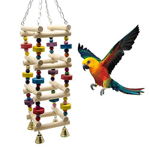 Gertok Wellensittich Spielzeug Wellensittiche ZubehöR KäFig Vogelspielzeug Für Papageienvögel African Grey Wellensittichspielzeug Papagei Spielzeug Cover