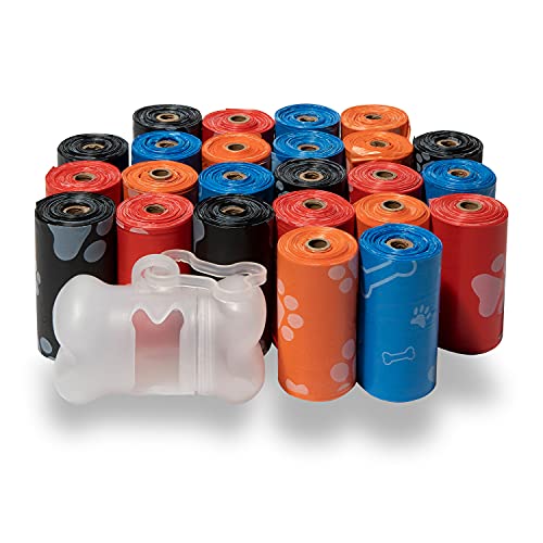 Image of Best Pet Supplies Dog Poop Bags for Waste Refuse Cleanup, Doggy Roll Replacements for Outdoor Puppy Walking and Travel, Leak Proof and Tear Resistant, Thick Plastic - Assorted, 360 Bags