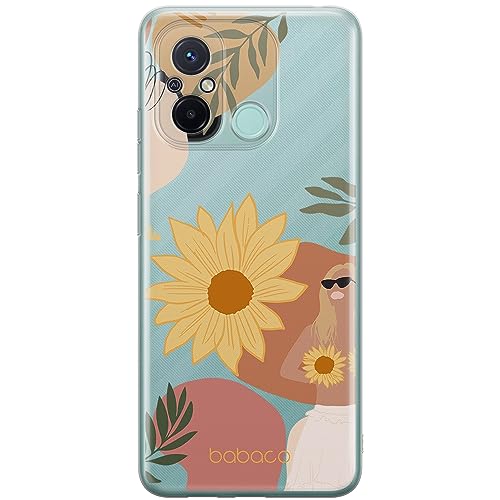 Funda Xiaomi Redmi 12C BABACO Flowers protege contra golpes y arañazos