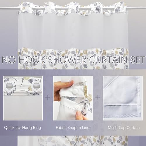 La mejor comparación de Cortinas para Baño transparentes con patrón - cinco favoritos. 11 Imagen adicional