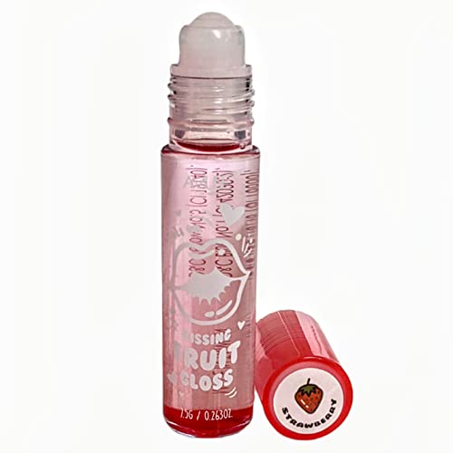 Amuse Cosmetics Roll On Rollerball Kissing Fruit Lip Gloss (Strawberry) #TOP10