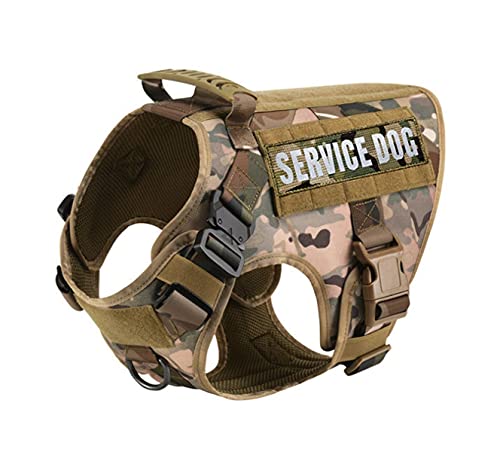 JUJUPUPS 2 Pack Reflective Tactical Dog Patches Service Dog ，in Training,DO NOT PET, Tags with Hook and Loop Patches for Vests and Harnesses (MC, Service Dog) by JUJUPUPS - Image 4