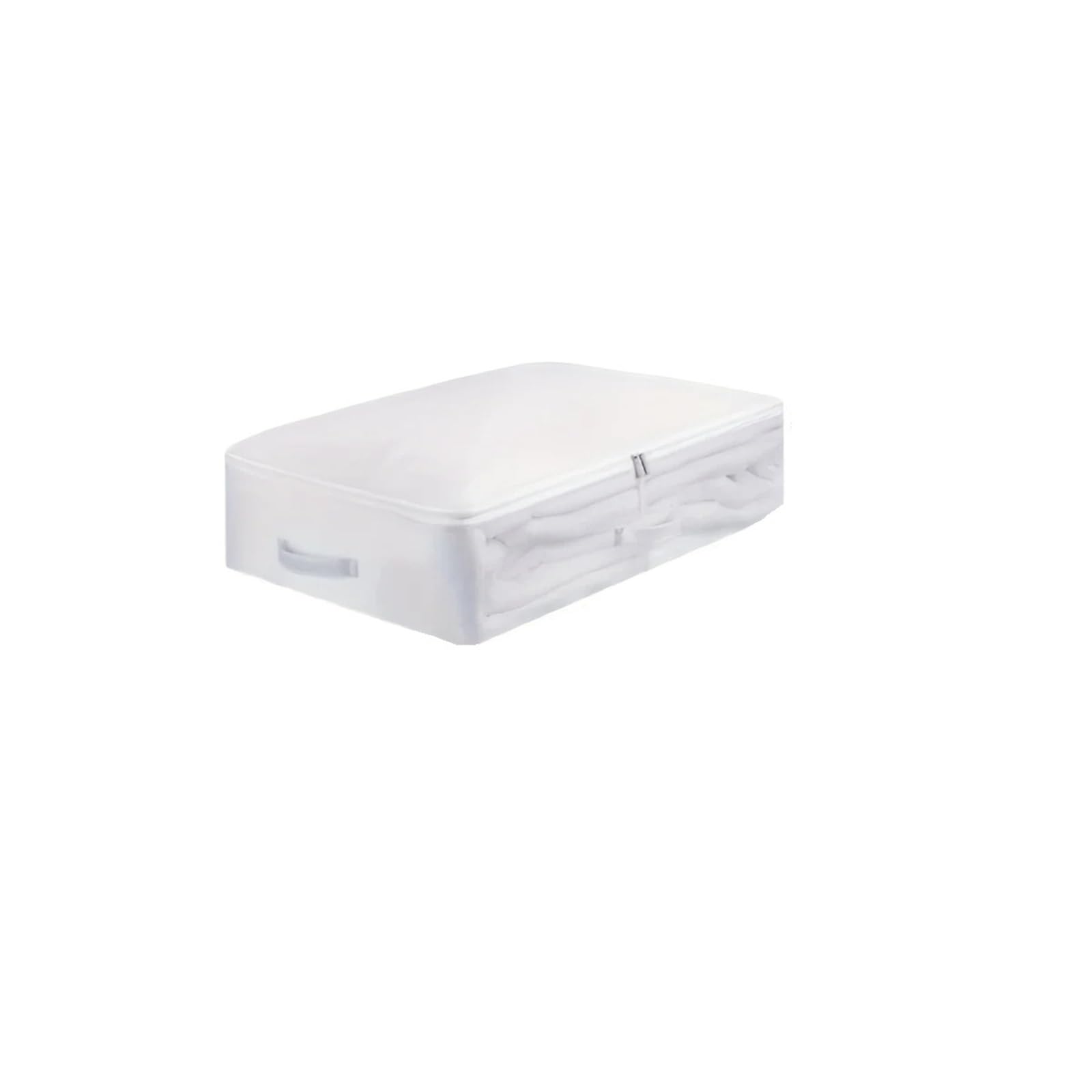 FCfpxwtz Clothes Storage Bags, Underbed Storage Boxes White Large Capacity Non-Woven Fabric, Multiple Sizes(L)