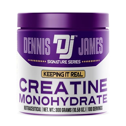 Image of Dennis James Signature Series Creatine Monohydrate | 100 Servings, 300g | Premium Muscle Power & Endurance Supplement