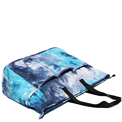 Women Ladies Weekender Bag Muti-pockets Overnight Carry-on Duffel Travel Gym Tote Luggage Duffle with Trolley Sleeve