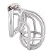TERNENCE Ergonomic Design Chastity Device 304 Steel Stainless Easy to Wear Male Virginity Lock Chastity Belt (50mm L Size)
