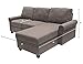 Serta Copenhagen Reclining Sectional with Right Storage Chaise - Moonlight Gray