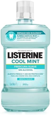 Listerine Enjuague Bucal Listerine Cool Mint Zero Alcohol 1 L