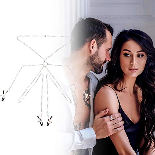 ARTIBETTER Pinça de Mamilo Clipe de Leite Clipe de Clitóris Mamilo Joias de Mamilo Clipe de Corrente