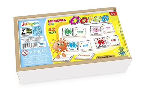 Memória Inglês/Português – Cores (Estojo) Junges