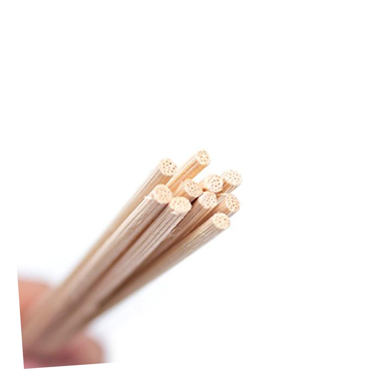 Amosfun 50pcs Rattan Diffuser Sticks Replacement for Home Fragrance Natural Color for Scented Oils and Diffusers