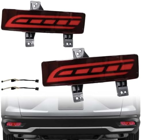 HONDA CRV 2007-2009 / CITY 2012-2013 Rear Bumper LED LIGHT Reflector Lamp 2 IN 1 FUNCTION (CLEAR - Foto 2