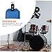 TOYANDONA Professional Cowbell for Drum Set Loud Sound Percussion Instrument Accessory for Musicians Students and Teachers Design with Easy Clean Surface Blue Color