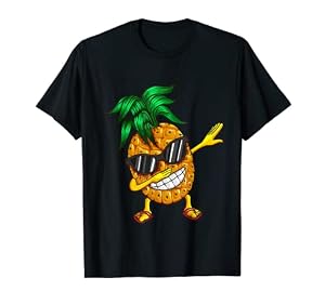 Piña Hace Toques De Piña Con Gafas De Sol Aloha Hawaii Camiseta