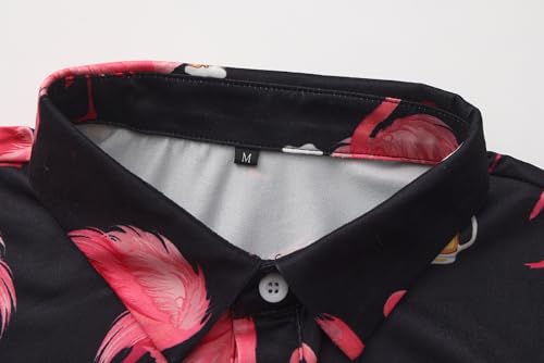 Mens Christmas Golf Polo Shirts Short Sleeve Funny Christmas Golf Shirts Santa Claus Shirts for Men4