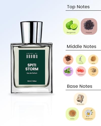 Image of Spiti Storm, Unisex Eau de Parfum, The Untamed Spirit, 50ml, Fresh Spicy Woody Fragrance, Ultra-Long Lasting 8-12 Hours