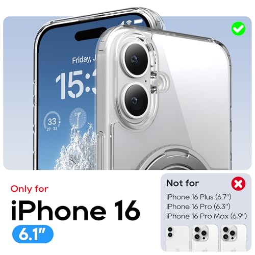 Niunisi Stand for iPhone 16 Case - Image 2