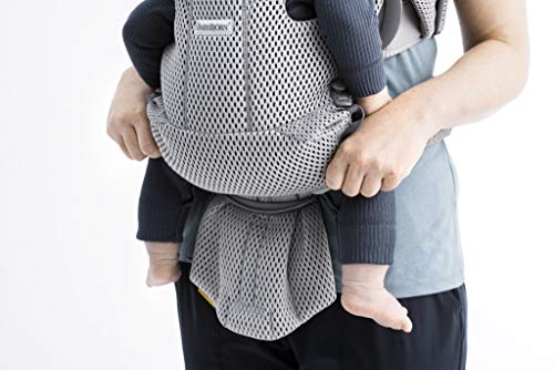 Image of BabyBjorn Baby Carrier Free, 3D mesh, Gray